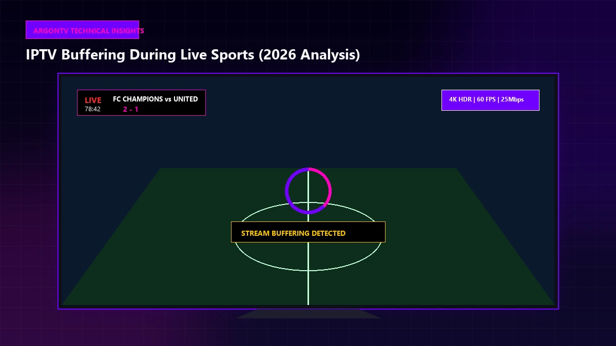 IPTV Buffering During Live Sports: Why It Happens and How to Fix It in 2026